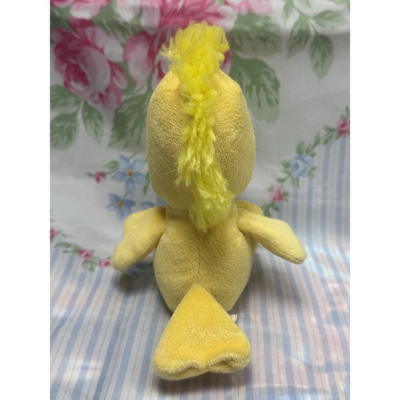 TY Woodstock Peanuts Plush 7" Yellow Snoopy Friend Stuffed Animal VTG Cute - Picture 3 of 5